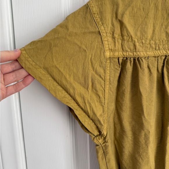 Free People Olive Button-Down jumpsuit with tie - Picture 12 of 12